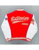 1990 Super Bowl XXIV Champions San Francisco 49ers Varsity Jacket