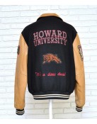 1999 Vintage Howard University HBCU Letterman Varsity  Jacket