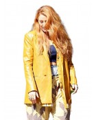 2024 Blake Lively It Ends With Mustard Coat