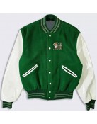 70’s Miami Hurricanes Green and White Varsity Jacket