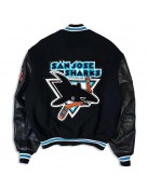 90’s San Jose Sharks Delong Black Varsity Jacket