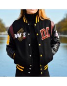 90th Anniversary Washington Commanders DC Varsity Jacket