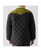 All American S05 Michael Evans Behling Quilted Black Jacket