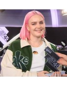 Anne Marie Our Song Green and White Jacket