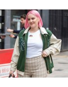 Anne Marie Our Song Green and White Jacket