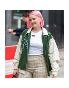 Anne Marie Our Song Green and White Jacket