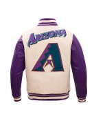 Arizona Diamondbacks Retro Classic Rib Varsity Jacket