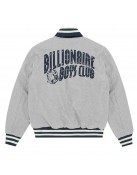 Astro Billionaire Boys Club Gray Varsity Wool Jacket