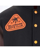 BBC Patch-detailed Button-Up Varsity Jacket