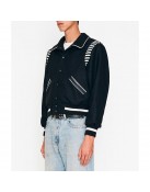 Bare Knuckles Western Varsity Wool Jacket