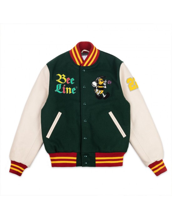 Bee Line Green Varsity Jacket