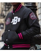 Black Bottle Boy Black Bomber Jacket