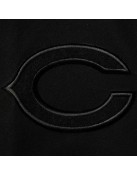 Black Chicago Bears Logo Varsity Jacket