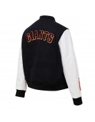 Black and White San Francisco Giants Varsity Jacket