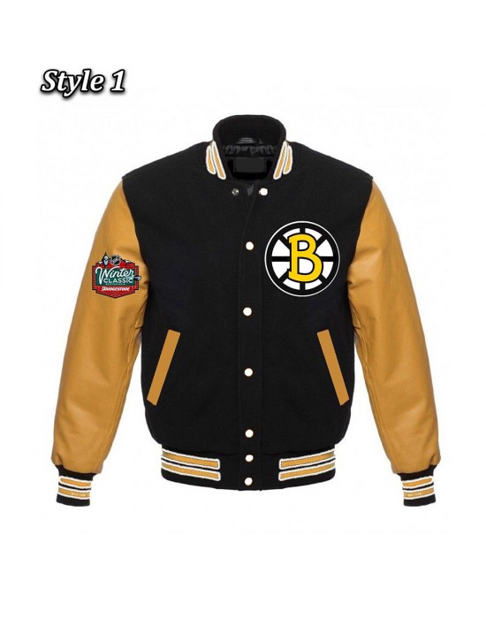 Boston Bruins Classic Varsity Jacket