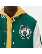 Boston Celtics Varsity Green and Off White Jacket