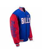 Buffalo Bills Blue and Red Varsity Wool Jacket