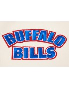 Buffalo Bills Retro Classic Rib Blue Wool Varsity Jacket