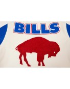 Buffalo Bills Retro Classic Rib Blue Wool Varsity Jacket