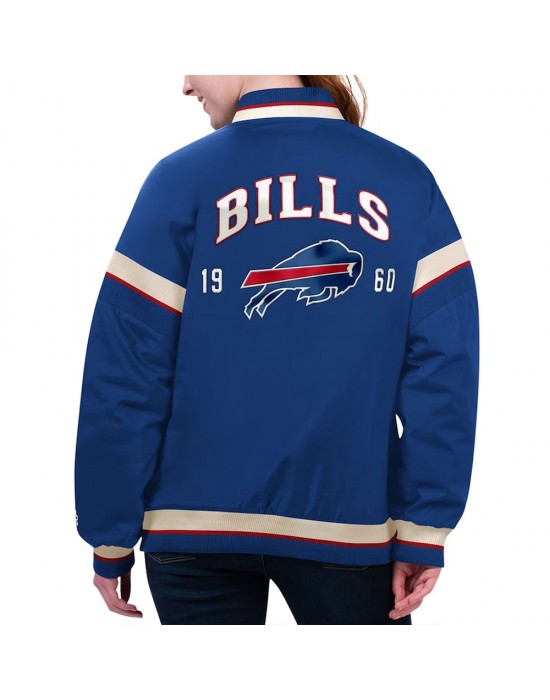 Buffalo Bills Tournament Royal Varsity Jacket