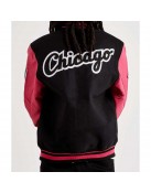 Chicago White Sox Varsity Pink and Black Jacket