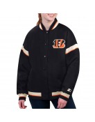 Cincinnati Bengals Tournament Black Varsity Jacket