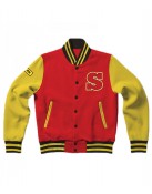 Clark Kent Smallville Letterman Red and Yellow Jacket