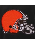 Cleveland Browns Two-Tone Varsity Wool/Leather Jacket