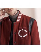 Club Monaco The Perfect Varsity Wool Jacket