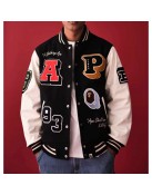 Crazy Patch Bape Wool Varsity Jacket