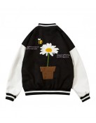 Crown Grade Flower Varsity Jacket