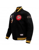 Daffy Duck Looney Tunes Freeze Max Black Varsity Jacket