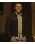 Daniel Craig Skyfall Brown Leather Jacket