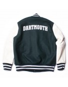 Dartmouth Green and White Varsity Jacket