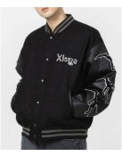 Death Note Wool/Leather Black Varsity Jacket