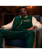 Death Row Records Snoop Dogg Green Varsity Jacket