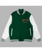 Death Row Records Snoop Dogg Green Varsity Jacket