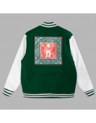 Death Row Records Snoop Dogg Green Varsity Jacket