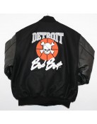 Detroit Bad Boys Varsity Black Jacket