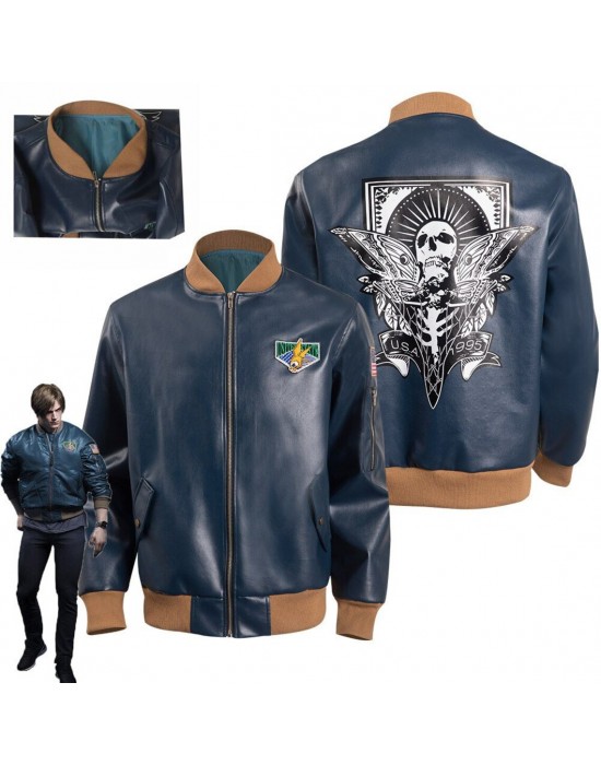 Evil 4 Leon S.Kennedy Cosplay Men Coat Jacket Game