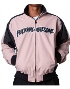 Fucking Awesome Two Tone Warm Up Pink and Black Jacket