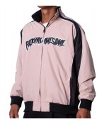 Fucking Awesome Two Tone Warm Up Pink and Black Jacket