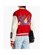 Gigi Hadid Meteor Shower Varsity Jacket