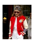 Gigi Hadid Meteor Shower Varsity Jacket