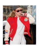 Gigi Hadid Meteor Shower Varsity Jacket