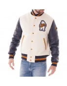 Golden Bear Patch Varsity Jacket