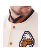 Golden Bear Patch Varsity Jacket