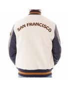 Golden Bear Patch Varsity Jacket