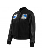 Golden State Warriors Classic Black Varsity Jacket