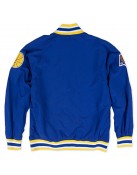 Golden State Warriors Royal Blue Wool Letterman Jacket